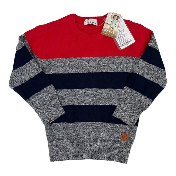 Boys Striped Sweater Size 12-18 months - Picture 1 of 9
